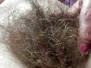10 minutes of hairy pussy in your face