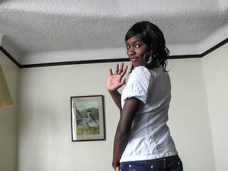 Real African MILF in Fake Interracial Job Interview 