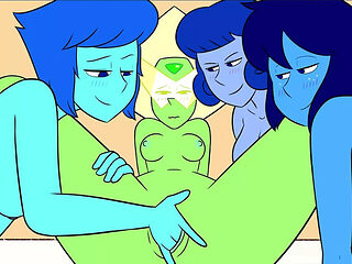 Hot Lesbian Cartoon - Peridot's Botany Class XXX Hentai Parody