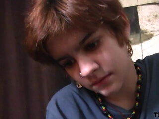 Teenage Nympho Gives Nervous Nerd A CFNM Handjob