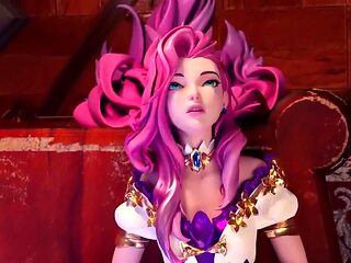 League of Legends Porn Serafina Blowjob Rule34 3D Hentai