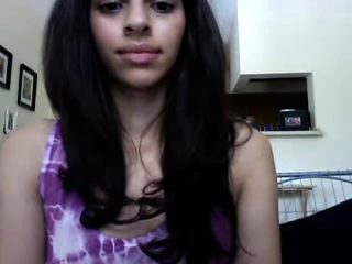 Beautiful Arabian teen shows her yummy pussy on webcam