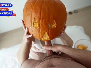 Step Sister Didn't Expect the Halloween Pumpkin Game to Go so Badly!