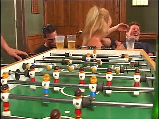 The schoolgirl is on the table and getting her pussy eaten 