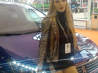 Blonde Car model