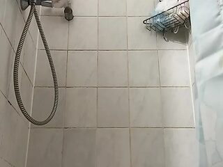 Blonde Teen Fills Glasses with Piss During Shower Sex
