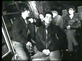 BRUNETTE HAS SEX ON THE BUS 