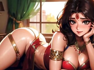 Hot Sensual Brunette in Action Ai Porn