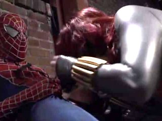 sexy black widow with her latex tits and ass