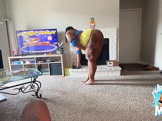 WHITE THE MILK MAID - Blonde bimbo gets blacked out and milked dry