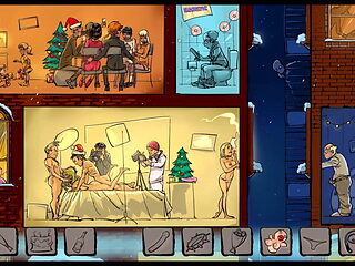 Christmas Eve in Metropolis Xmas Hentai PornPlay Ep.1