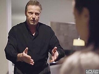 Latina Babysitter Impregnated By Old Man