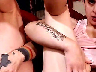 Lesbian Double Pussy Gaping Spreading Tease