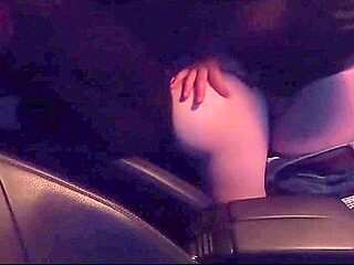 teen 18+ Perfect Ass Fucked In Car Parked In Public - Almost Caught, Creampie