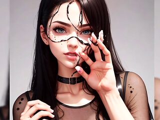 Slut Jane fucked on the bus by 3 black cocks