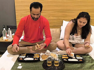 Desi stepdaughter PujaPrem seduces stepdad with her pink pussy - sucks big dick & rides monster cock hard