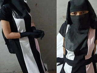 Desi Hijabi School Girl Fucked Hard by Hubby in Hotel - Homemade HD