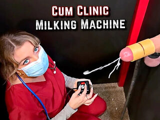 KittyBeGood Cum Clinic Gloryhole - Milking Machine Drains Blue Balls & Sperm Extraction