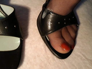 Feet Nylons Cum