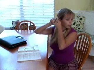 Blonde Milf at Home