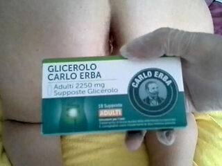 Milforpleasure Italian MILF Hard Spanking & Anal Punishment with Suppositories