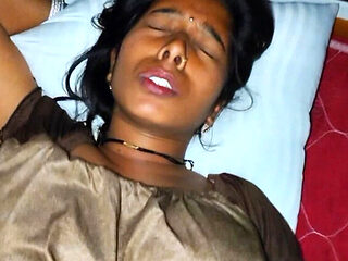 Stepsister First Time Sex - Permi Pooja's Tight Pussy Gets Filled by Big Cock in Hindi