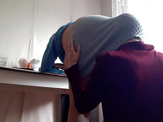 I lick my milf boss's ass for a long time for a promotion