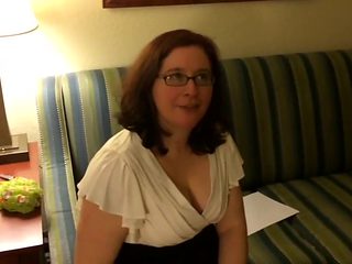 Cute wife tries to think of words for dick