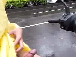 chinese hard-on public exhib in street (14'')