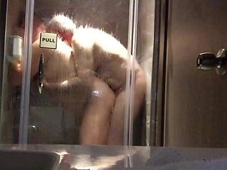 Fuck In The Shower Cubicle