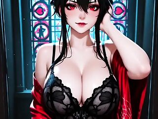 My ex takes control in this 3D anime scene