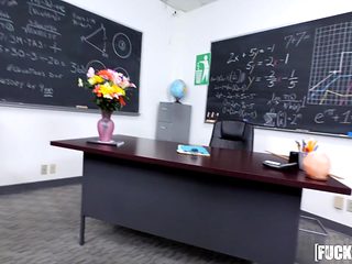 Christiana Cinn In Anal Lesson From Tutor in Stockings