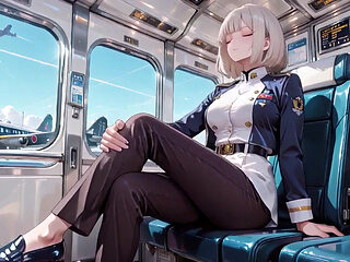 Sun-drenched Lazy Trap: After the Pilot Disembarks From the Plane