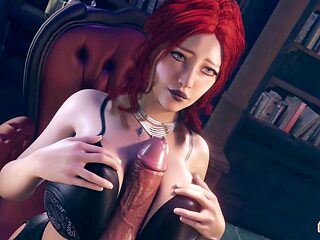 3d animation movie, femdom highlights cruel bitches, 3d magic