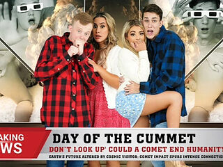 Step Mom Takes It In Both Holes - Blonde MILF Double Penetration POV