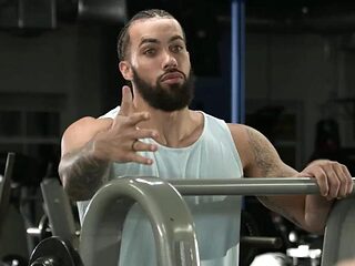 Married man fuck his wifes hot friend at the gym