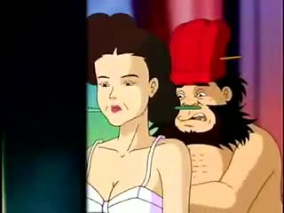 Beautiful cartoon girl fucked in her perfect pussy