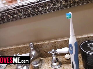 Hardest I've Ever Cum - I Creampie My Cute Little Step Sister Free Movie