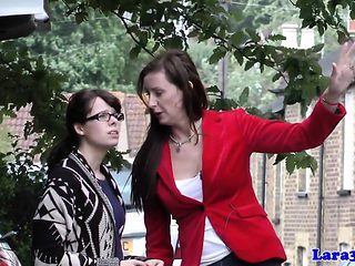 Pussyloving British MILF shares schoolgirl