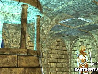 Hot 3D Ebony Elf Babe Gets Fucked