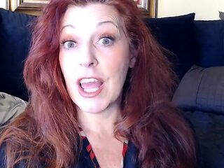 Great Big Boobs On Masturbating Redhead