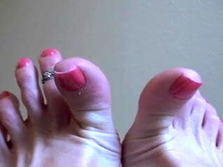 Stare at my pointed toes