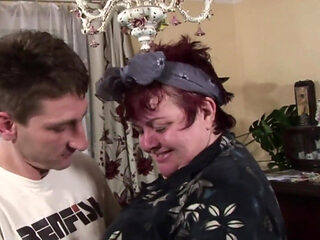 Old Curves Scene-3 fat Redhead with a Huge Ass Loves to Fuck Hard and End up with a Facial Cumshot