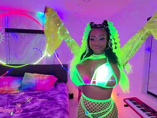 Tia Maria owns the afterparty scene with her fishnets and attitude! This