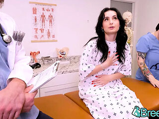 Evie Christian Gets Creampied by Dr. Mike in Breeding Treatment
