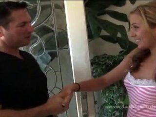 Newly Married Step Dad Comes Over For Some Meet N Greet With Step Daughter