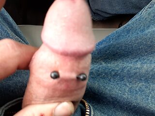 Pierced man meat jacked