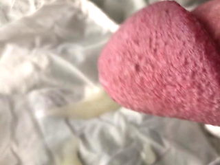 New dress wank and panty cum