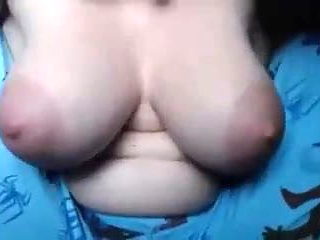 daughter showing for dad on cam.