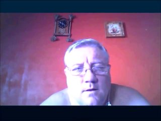 argentinian perfect grandpa show his cock